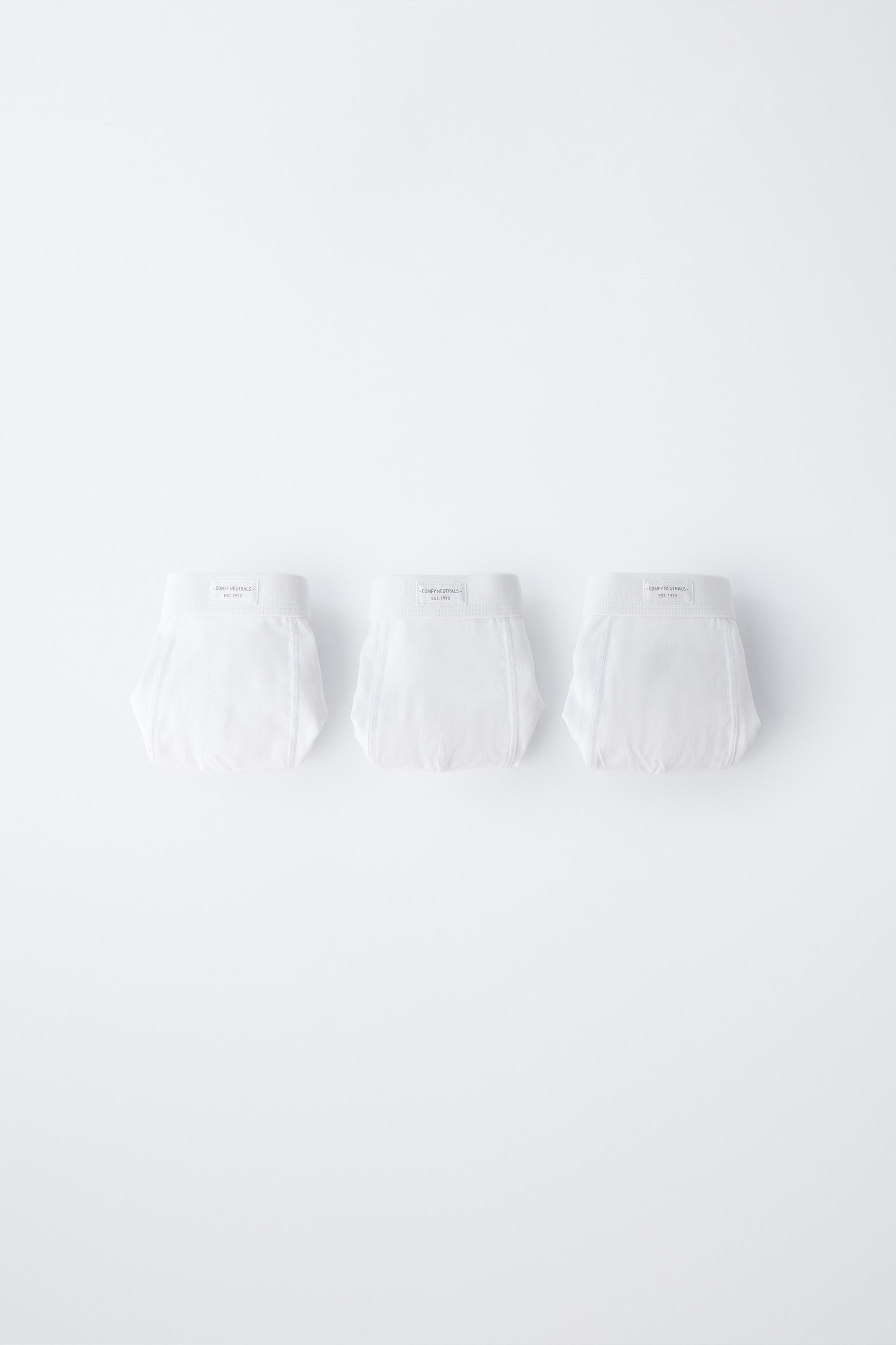 2-6 ANS/ LOT DE TROIS BOXERS UNIS DÉCOR ÉTIQUETTE
